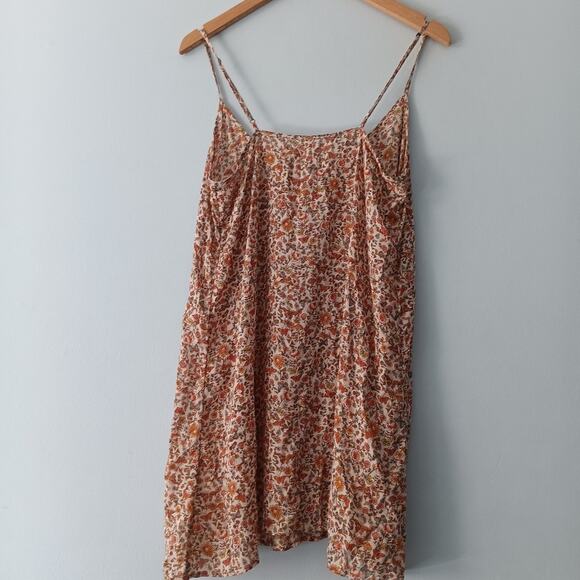 Free People Multicolor Floral Butterfly Slip Dress XS - Picture 2 of 5